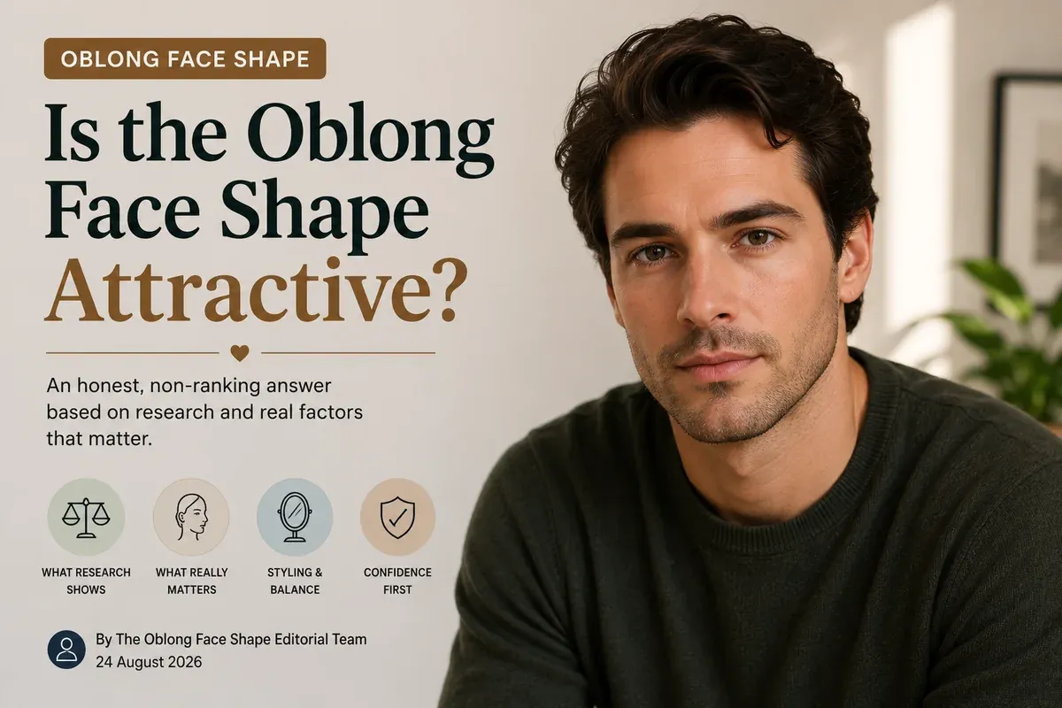 A man looking toward the camera beside four panels on research, styling, balance and confidence